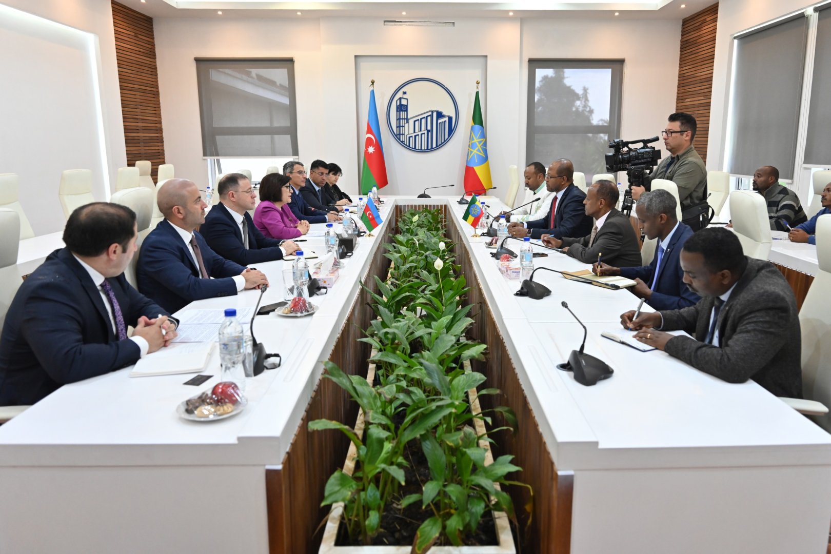 Sahibə Qafarova Efiopiya Xalq Nümayəndələri Palatasının sədri ilə görüşüb (FOTO)
