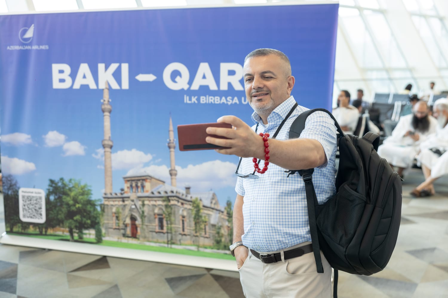 Azərbaycan Hava Yolları Qarsa ilk reysini həyata keçirib (FOTO)