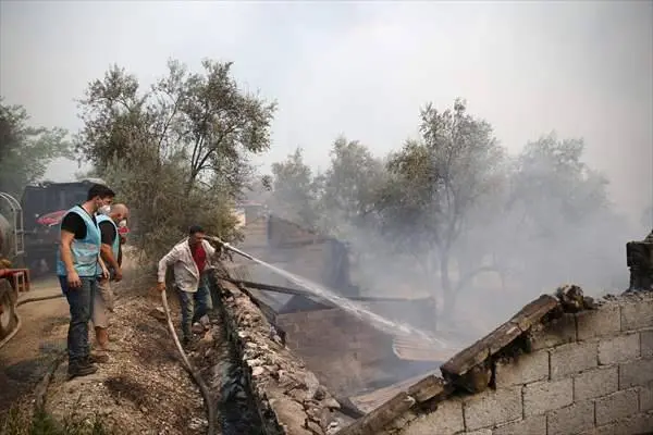 Türkiyədə meşə yanğınları genişlənir (FOTO)