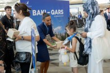 Azərbaycan Hava Yolları Qarsa ilk reysini həyata keçirib (FOTO)