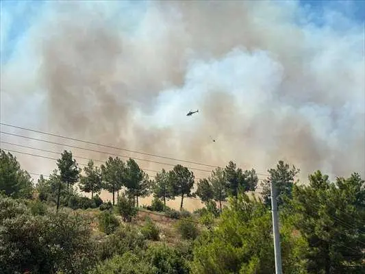 Türkiyədə meşə yanğınları genişlənir (FOTO)
