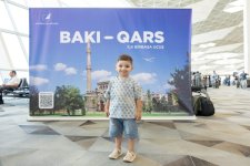 Azərbaycan Hava Yolları Qarsa ilk reysini həyata keçirib (FOTO)
