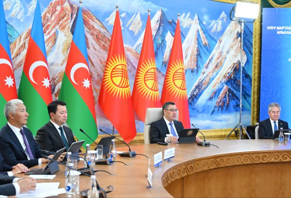 Qırğızıstan və Azərbaycan ikitərəfli qarşılıqlı fəaliyyətin yeni inkişaf mərhələsinə qədəm qoyur - Prezident Sadır Japarov