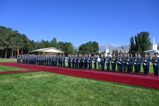 Prezident İlham Əliyevin Çolpon-Ata şəhərində rəsmi qarşılanma mərasimi olub (FOTO/VİDEO)