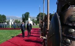 Prezident İlham Əliyevin Çolpon-Ata şəhərində rəsmi qarşılanma mərasimi olub (FOTO/VİDEO)