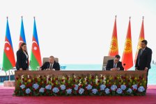 Azərbaycan ilə Qırğızıstan arasında imzalanmış sənədlər mübadilə edilib (FOTO/VİDEO)