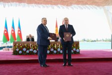 Azərbaycan ilə Qırğızıstan arasında imzalanmış sənədlər mübadilə edilib (FOTO/VİDEO)