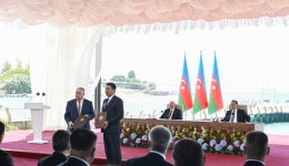 Azərbaycan ilə Qırğızıstan arasında imzalanmış sənədlər mübadilə edilib (FOTO/VİDEO)