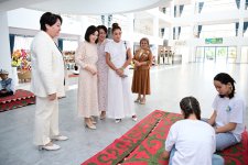 Birinci xanım Mehriban Əliyeva Çolpon-Ata şəhərində “Altın-Balalık” sağlamlıq və reabilitasiya mərkəzi ilə tanış olub (FOTO/VİDEO)