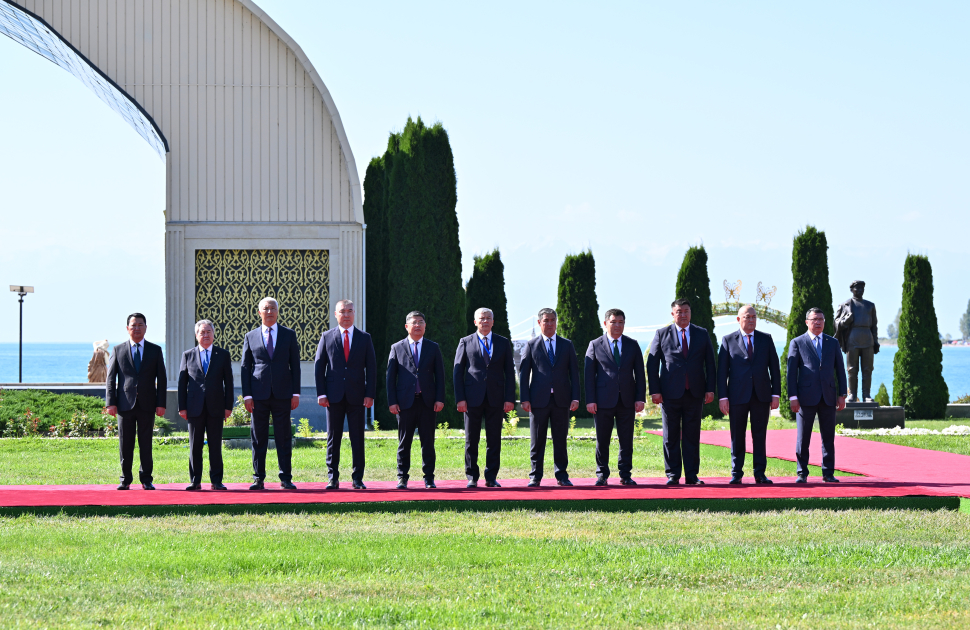 Prezident İlham Əliyevin Çolpon-Ata şəhərində rəsmi qarşılanma mərasimi olub (FOTO/VİDEO)