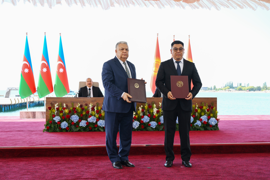 Azərbaycan ilə Qırğızıstan arasında imzalanmış sənədlər mübadilə edilib (FOTO/VİDEO)