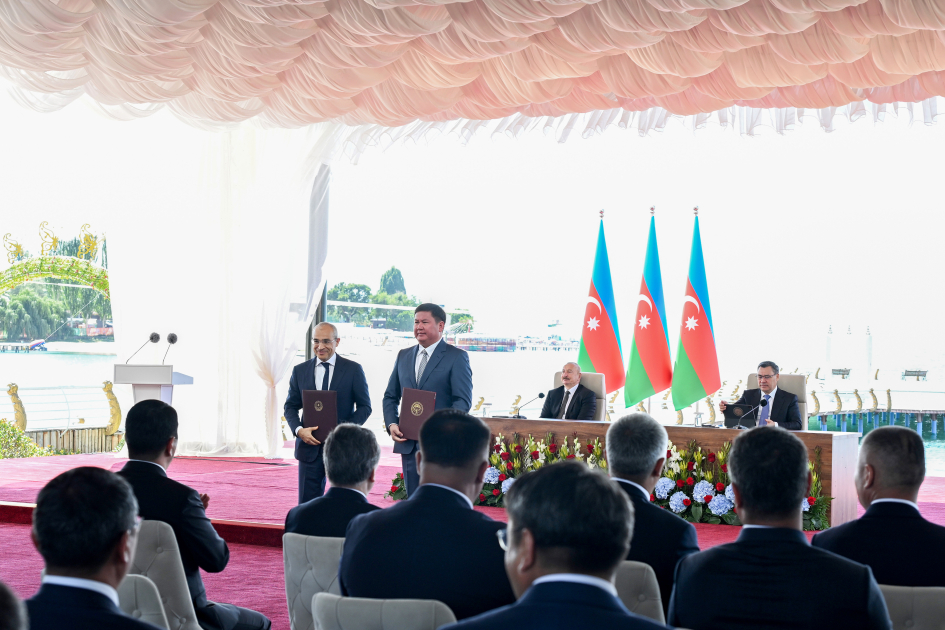 Azərbaycan ilə Qırğızıstan arasında imzalanmış sənədlər mübadilə edilib (FOTO/VİDEO)