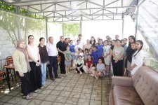Elnur Rzayev Nabranda xüsusi qayğıya ehtiyacı olan uşaqları ziyarət edib (FOTO)