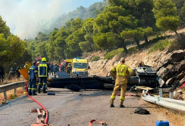 Yunanıstanda meşə yanğınları 5700 hektardan çox ərazini külə döndərib
