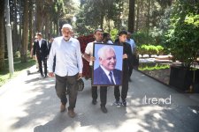 Xalq şairi Nəriman Həsənzadə I Fəxri xiyabanda dəfn olunub (FOTO)