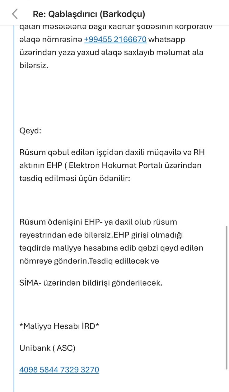 Səhiyyə Nazirliyi sosial şəbəkələrdə saxta vakansiyalar barədə açıqlama yaydı (FOTO)