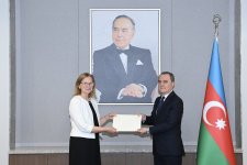 Ceyhun Bayramov Estoniyanın Azərbaycandakı yeni səfiri ilə görüşüb (FOTO)