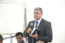 Xaçmazın Mürşüdoba kəndində sakinlərin müraciət və təklifləri dinlənilib (FOTO)