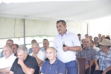 Xaçmazın Mürşüdoba kəndində sakinlərin müraciət və təklifləri dinlənilib (FOTO)