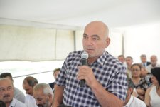 Xaçmazın Mürşüdoba kəndində sakinlərin müraciət və təklifləri dinlənilib (FOTO)