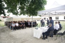 Xaçmazın Mürşüdoba kəndində sakinlərin müraciət və təklifləri dinlənilib (FOTO)