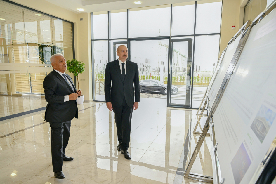 Prezident İlham Əliyev “Yeni Səngəçal” yarımstansiyasının açılışında iştirak edib (FOTO/VİDEO)