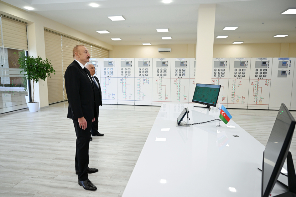 Prezident İlham Əliyev “Yeni Səngəçal” yarımstansiyasının açılışında iştirak edib (FOTO/VİDEO)