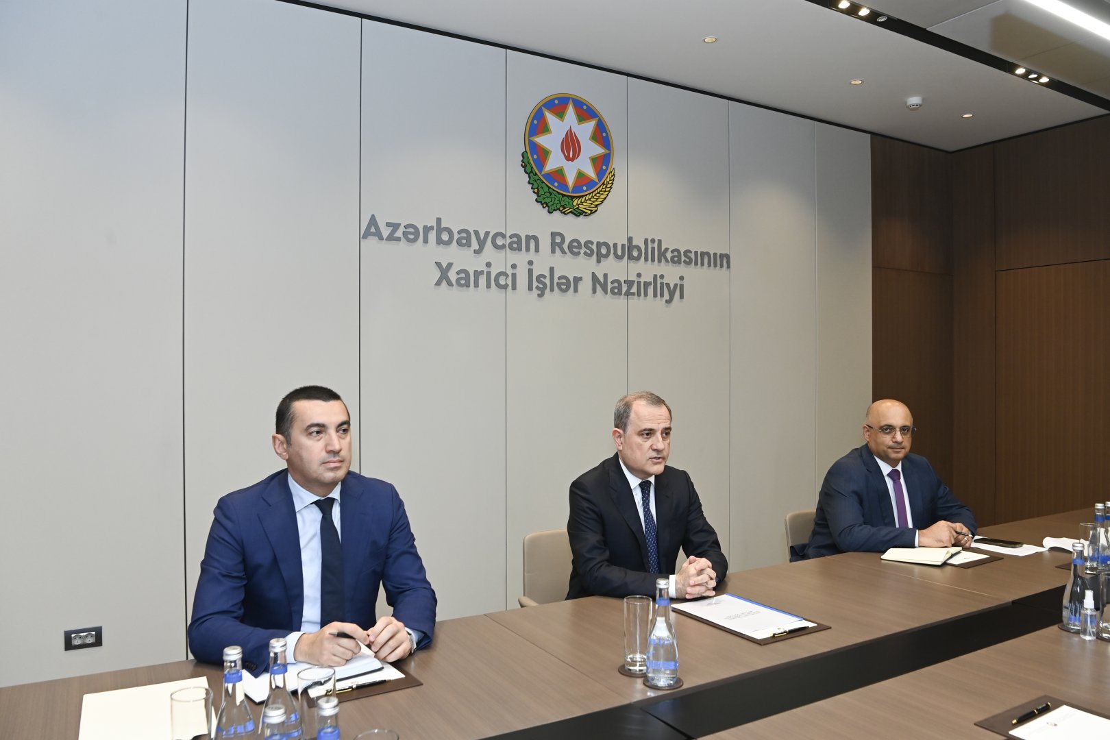 Ceyhun Bayramov Estoniyanın Azərbaycandakı yeni səfiri ilə görüşüb (FOTO)