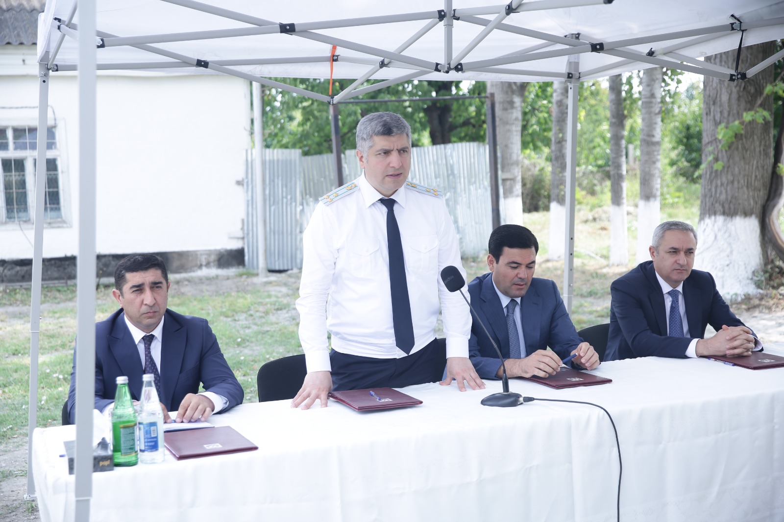 Xaçmazın Mürşüdoba kəndində sakinlərin müraciət və təklifləri dinlənilib (FOTO)