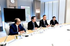 SOCAR-ın prezidenti BYD şirkətinin xarici əlaqələr və yeni biznesin inkişafı üzrə rəhbəri ilə görüşüb (FOTO)
