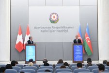 Ceyhun Bayramov İsveçrənin XİN rəhbəri ilə regional təhlükəsizliyi müzakirə edib (FOTO) (YENİLƏNİB)