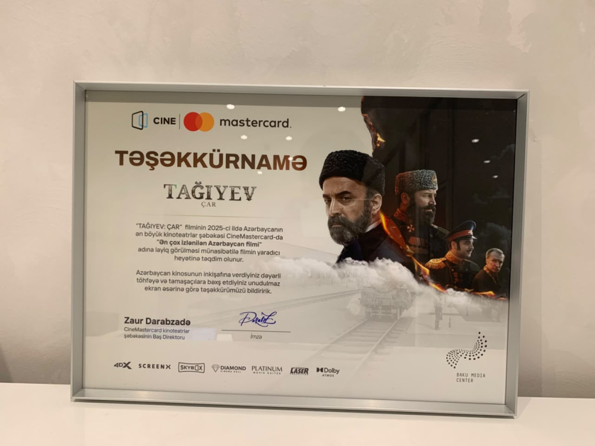“Tağıyev” kinoteatrlarda ən çox baxılan Azərbaycan filmi olub (FOTO)