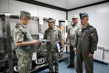 Zakir Həsənov HHM bölmələrinin hərbi infrastrukturuna baxış keçirib (FOTO/VİDEO)