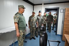 Zakir Həsənov HHM bölmələrinin hərbi infrastrukturuna baxış keçirib (FOTO/VİDEO)