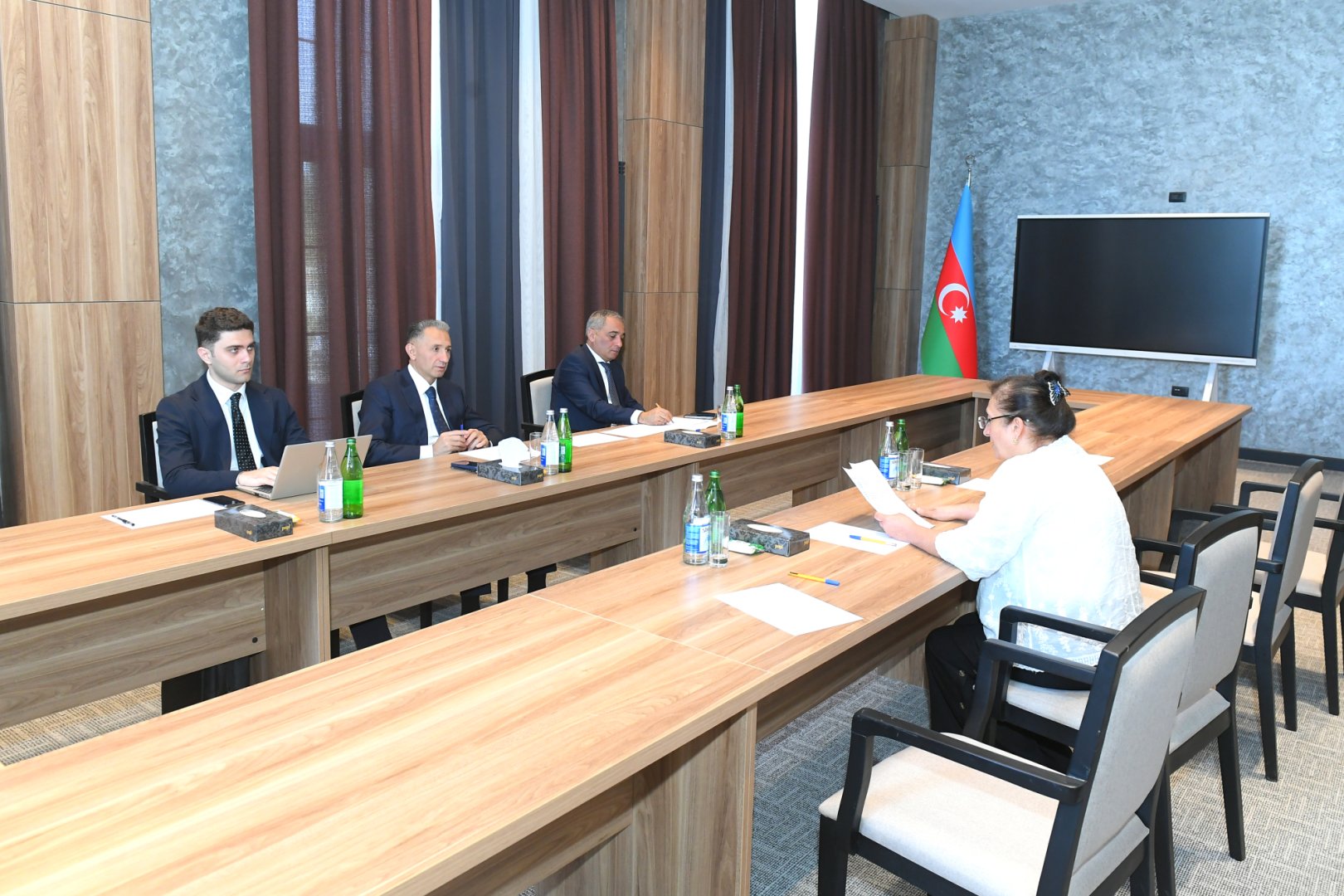 Nazir Rəşad Nəbiyev Zəngilanda vətəndaşları qəbul edib (FOTO)