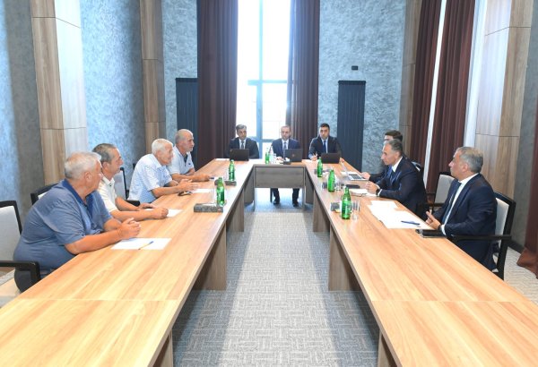 Nazir Rəşad Nəbiyev Zəngilanda vətəndaşları qəbul edib (FOTO)