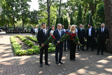 Ceyhun Bayramov İrpendə Azərbaycanın dəstəyi ilə bərpa olunan obyektlərlə tanış olub (FOTO)