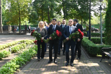 Ceyhun Bayramov İrpendə Azərbaycanın dəstəyi ilə bərpa olunan obyektlərlə tanış olub (FOTO)