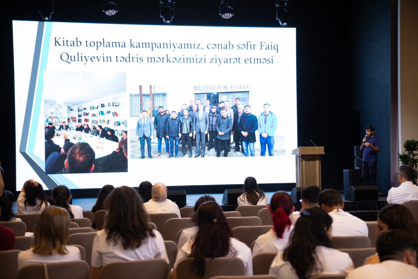 Azərbaycan gəncləri Azərbaycan Evlərinin fəaliyyəti ilə tanış olublar (FOTO)