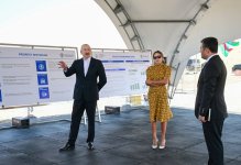 Prezident İlham Əliyev və Birinci xanım Mehriban Əliyeva Naxçıvan Sənaye Parkının təməlqoyma mərasimində iştirak ediblər (FOTO/VİDEO)