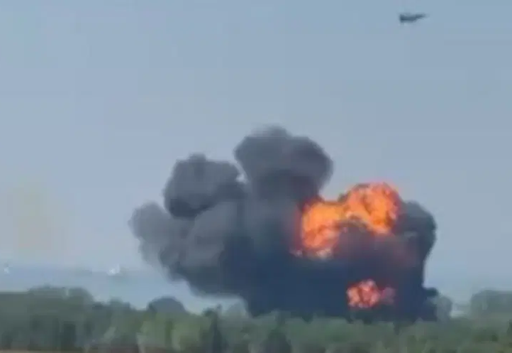 Türkiyədə F-16 qəzaya uğrayıb, pilot katapult edərək sağ qalıb