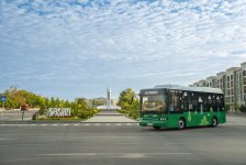 Naxçıvanda ictimai nəqliyyat yenilənib, 72 elektrikli avtobus istifadəyə verilib (FOTO)