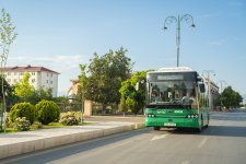 Naxçıvanda ictimai nəqliyyat yenilənib, 72 elektrikli avtobus istifadəyə verilib (FOTO)
