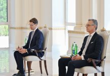 Prezident İlham Əliyev Almaniyanın Azərbaycanda yeni təyin olunmuş səfirinin etimadnaməsini qəbul edib (FOTO)