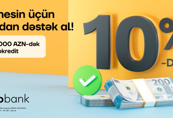 Biznesin üçün 10-dan dəstək al!