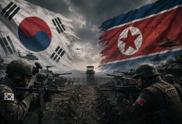 Cənubi Koreya hərbçiləri demarkasiya xəttini keçən Şimali Koreya əsgərlərinə xəbərdarlıq atəşi açıblar