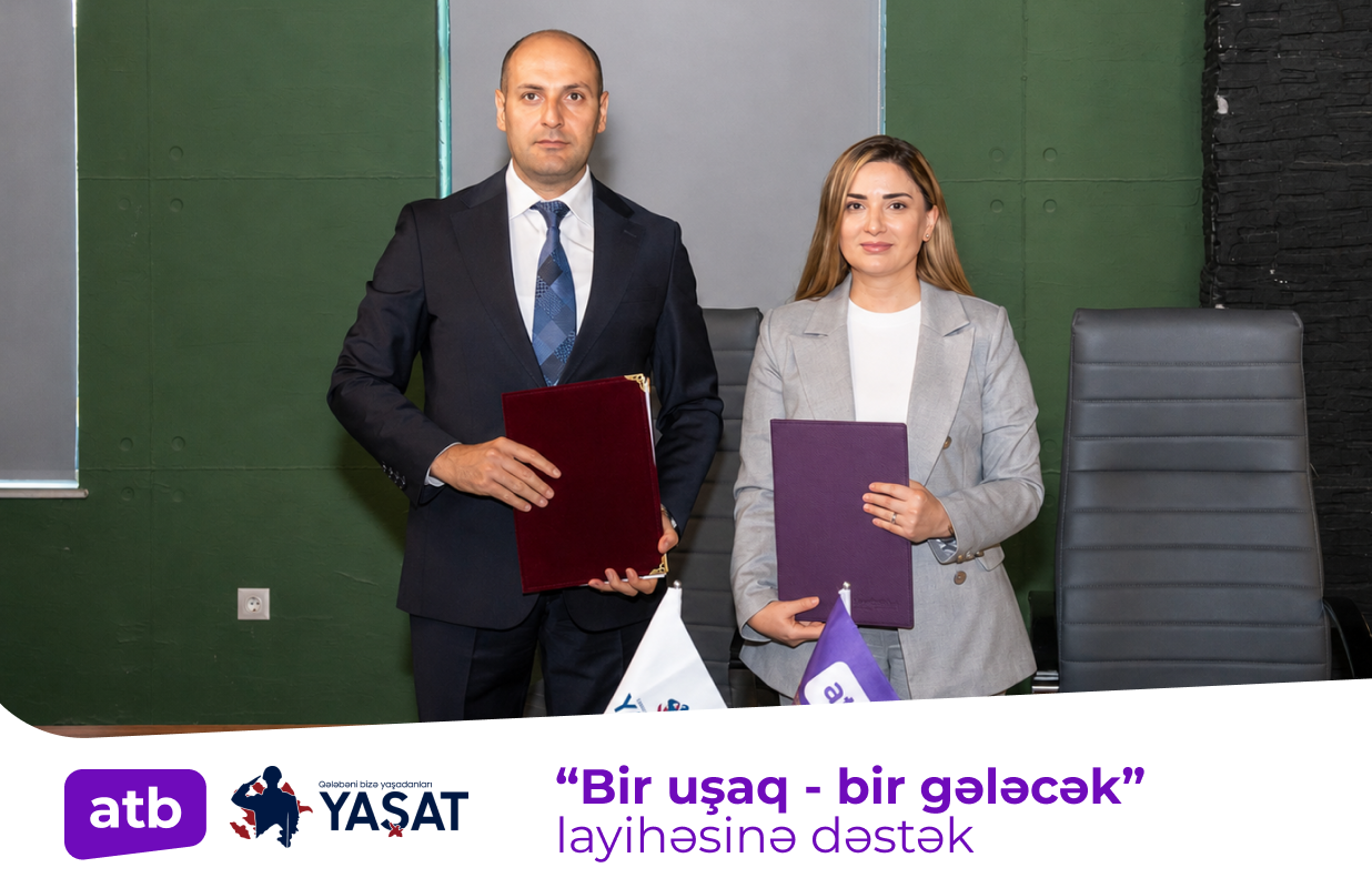 Azər Türk Bank və “YAŞAT” Fondu arasında birgə əməkdaşlıq sənədi imzalanıb
