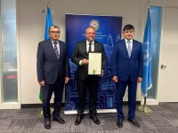 Komitə sədri Nyu Yorkda bir sıra görüşlər keçirib (FOTO)