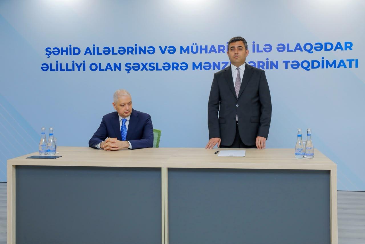 Naxçıvanda şəhid ailələri və müharibə əlillərinə 68 mənzil verilib (FOTO)