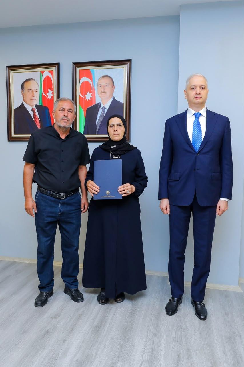 Naxçıvanda şəhid ailələri və müharibə əlillərinə 68 mənzil verilib (FOTO)